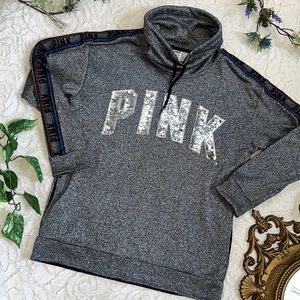 Victorias Secret Pink Sequin Sweatshirt